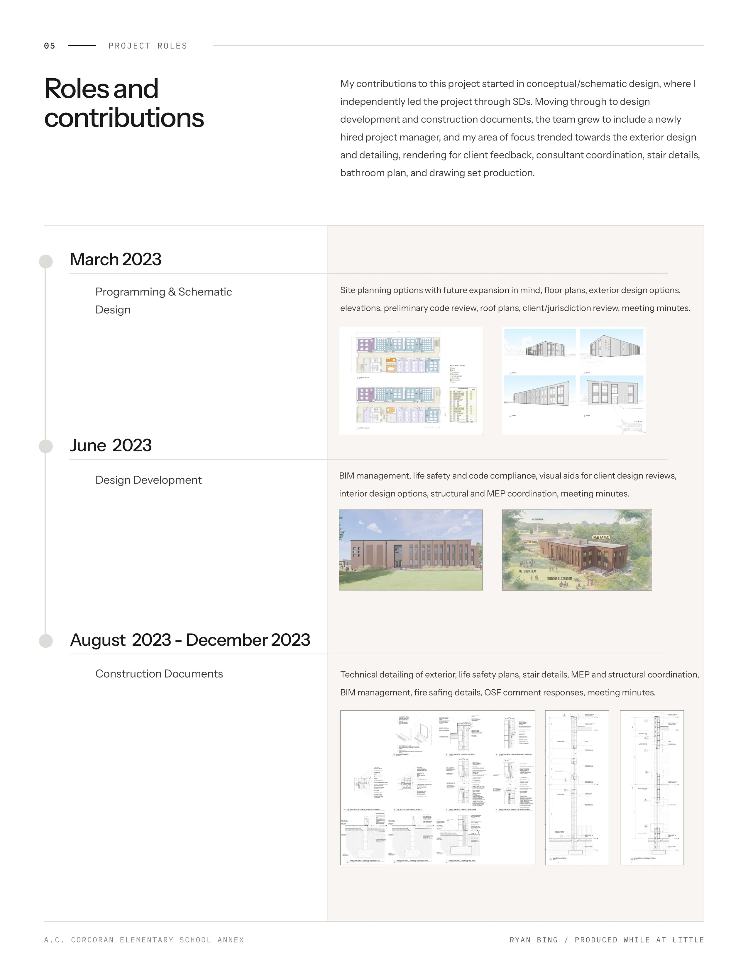 Page 2: Roles and contributions