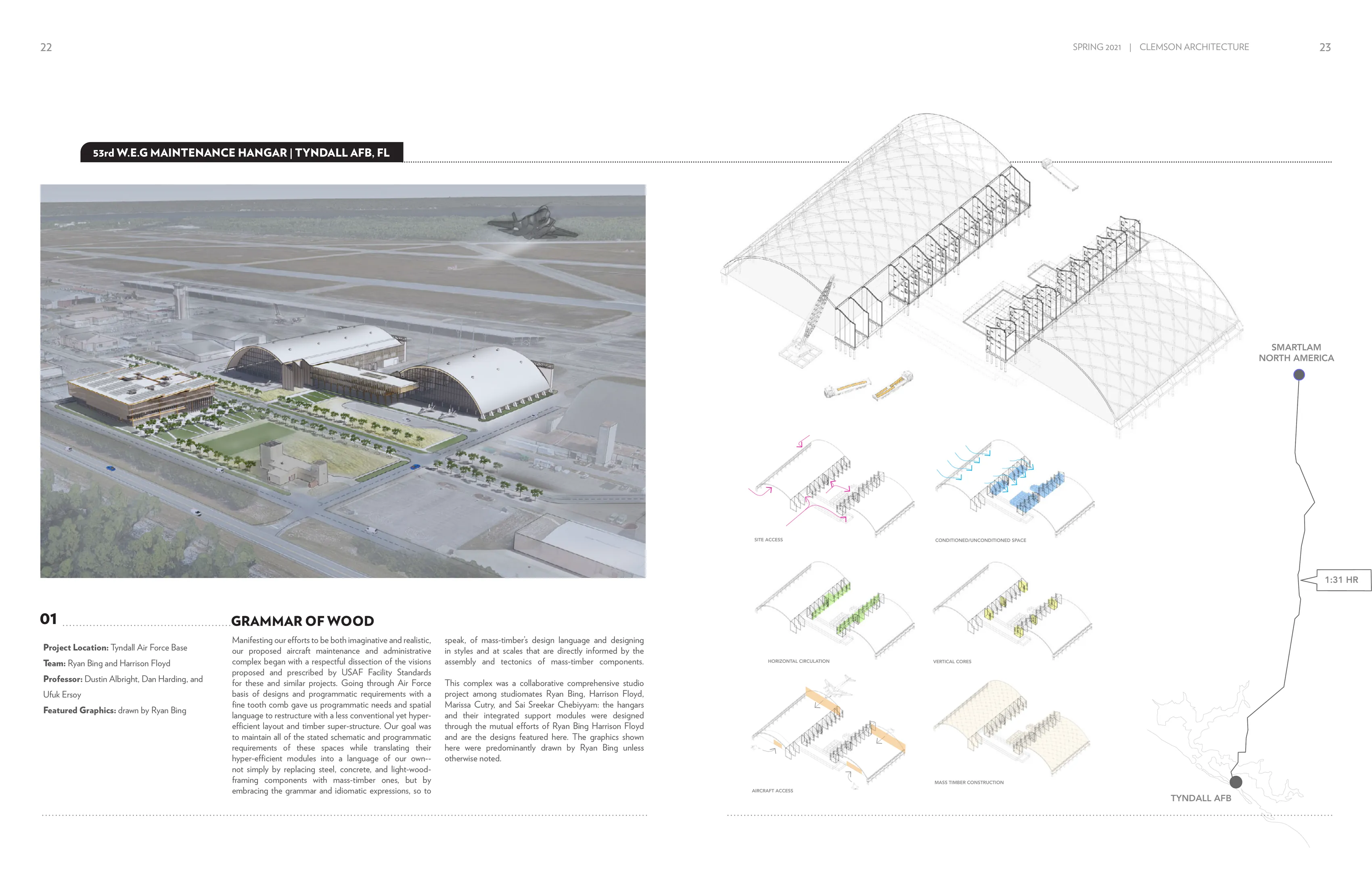 Page 1: Mass Timber Lamella Hangar