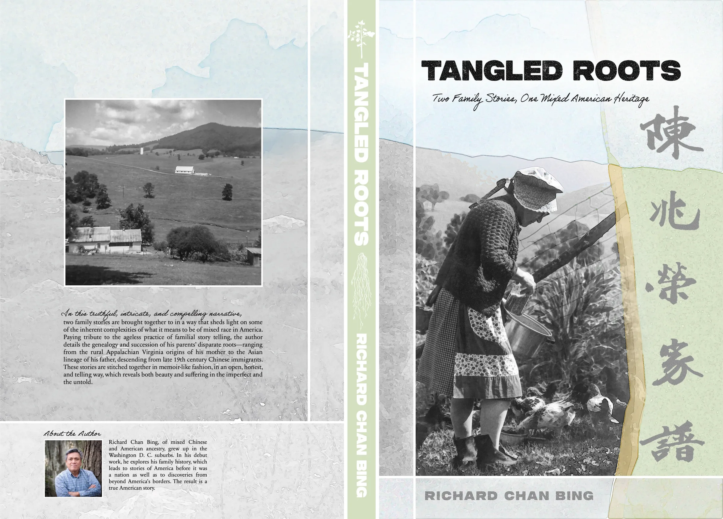 Tangled Roots full cover spread, back, spine and front