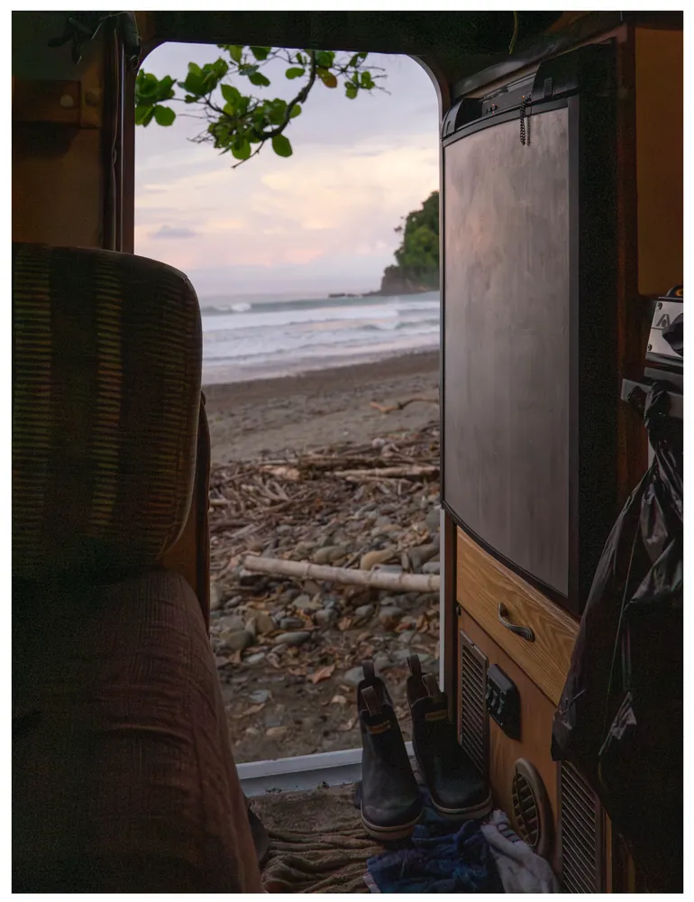 Camp at a Dominical Beach