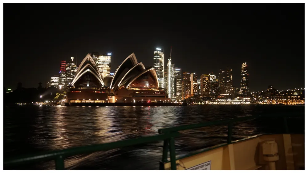 Opera house from the ferry