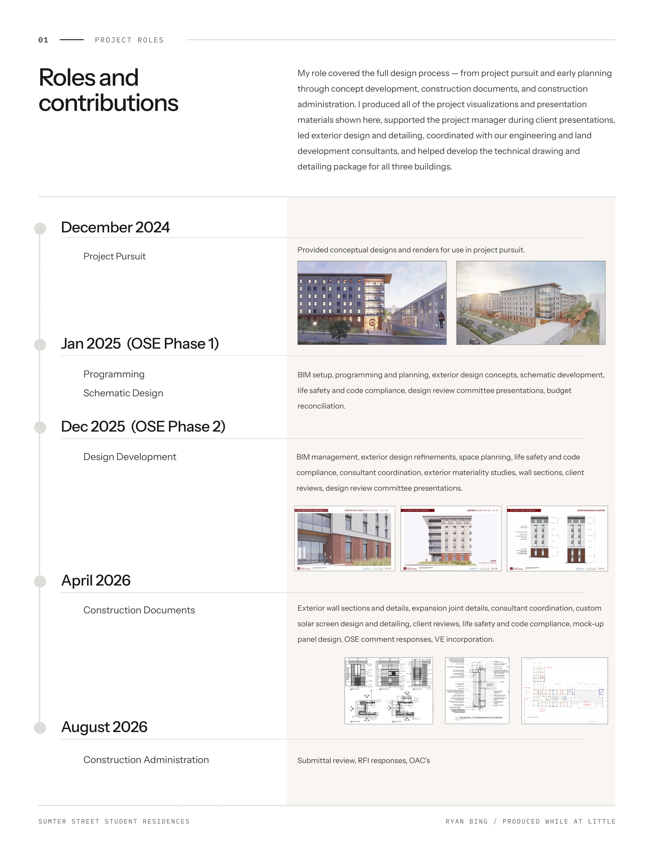 Page 2: Roles and contributions
